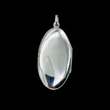 Load image into Gallery viewer, Sterling Silver Double Picture Oval Locket | 1 3/4" Long | Silver | 1 Locket |