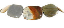 Load image into Gallery viewer, 2 Huge Owyhee Jasper Rectangle Pendant Beads 006204