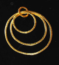 Load image into Gallery viewer, Designer Brushed 22K Vermeil Loop Component Piece 10289 - PremiumBead Alternate Image 2