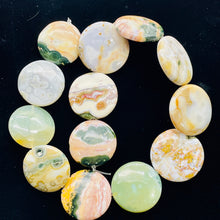 Load image into Gallery viewer, Ocean Jasper Graduated Round | 33x8 to 30x9 mm | Multi-color | 13 Beads