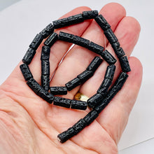 Load image into Gallery viewer, Dawn of Creation 12x6mm Tube Lava Bead Strand | 38 beads (approx.) |