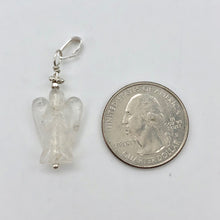 Load image into Gallery viewer, On the Wings of Angels Quartz Sterling Silver 1.5&quot; Long Pendant 509284QZS - PremiumBead Alternate Image 4
