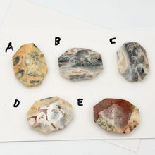 Load image into Gallery viewer, Crazy Lace Agate Faceted Bead 8" Strand | 40x30mm | Orange/Grey/Pink | Octagon | - PremiumBead Alternate Image 5