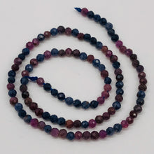 Load image into Gallery viewer, Sapphire Faceted Strand Round | 2 mm | Blue/Red/Pink | 210 Beads |
