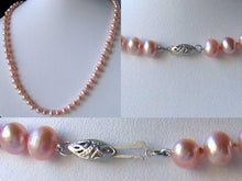 Load image into Gallery viewer, Peach Flambe Freshwater Pearl Sterling Silver 21 inch Necklace 9807 - PremiumBead Primary Image 1