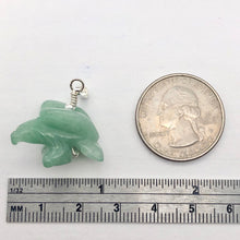 Load image into Gallery viewer, Semi Precious Stone Jewelry Soaring Eagle Pendant Necklace of Aventurine/Silver - PremiumBead Alternate Image 6