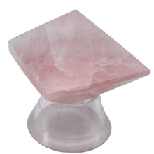 Load image into Gallery viewer, Rose Quartz Double Pyramid | 54x56mm | Pink | 1 Display Specimen