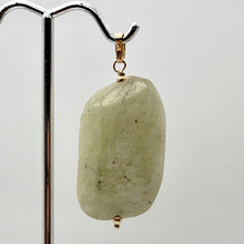 Load image into Gallery viewer, Chatoyant Green Kunzite Hiddenite Crystal 14KGF Pendant | 1 7/8" Long |