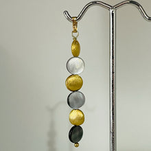 Load image into Gallery viewer, Mother of Pearl 14K Gold Filled Drop/Dangle | 2 1/4" Long | Rainbow | 1 Pendant|