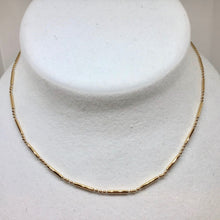 Load image into Gallery viewer, 18" Vermeil Waterfall Chain Necklace 10086A - PremiumBead Primary Image 1