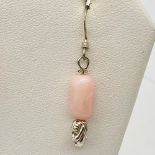 Load image into Gallery viewer, Perfect Pink Peruvian Opal Sterling Silver Earrings 305990 - PremiumBead Alternate Image 3