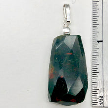Load image into Gallery viewer, Hand Made Bloodstone Focal Pendant with Sterling Silver Findings | 1 1/2" Long