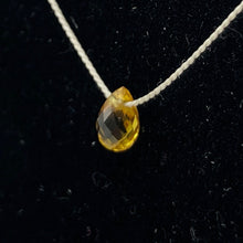 Load image into Gallery viewer, 1 Natural Untreated Yellow Sapphire Faceted Briolette Bead - PremiumBead Alternate Image 5