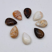 Load image into Gallery viewer, So Hot 8 Conglomerate Jasper Teardrop Beads 009326