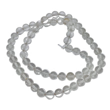 Load image into Gallery viewer, Quartz Crystal Polished Round Beads | 6mm | Clear | 65 Bead 16" Strand |