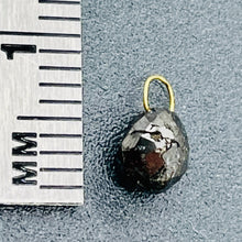 Load image into Gallery viewer, .82cts Natural Black Conflict Free Diamond 18K Pendant | 3/8 Inch Long |