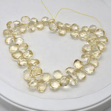 Load image into Gallery viewer, Citrine Faceted Briolette Bead Strand | 14x11 to 17x14x8mm | Golden | 107g |