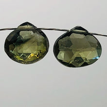 Load image into Gallery viewer, Tourmaline Pair Faceted Briolette Gemstones | 6.5x8x3mm | Green Blue | 1 Pair |