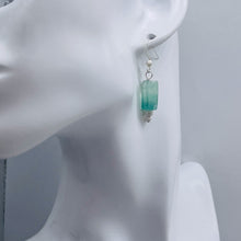 Load image into Gallery viewer, Fluorite Sterling Silver Drop/Dangle Earrings | 1 1/2" Long | Blue | 1 Pair |