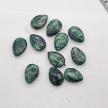 Load image into Gallery viewer, Rare Ruby Fuschite Teardrop Bead 7.5" Strand 9578HS