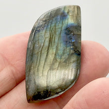 Load image into Gallery viewer, Spectrolite Free Form Pendant Bead | 43x21x8mm | Golden Blue |