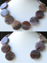 Load image into Gallery viewer, Oregon Lavender Jasper 30mm Coin Bead Strand 109684C - PremiumBead Alternate Image 3