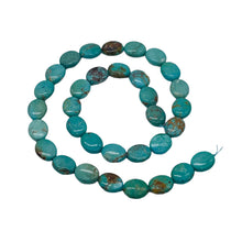Load image into Gallery viewer, Natural USA Turquoise 12x10mm Skipping Stone Bead Strand 102174