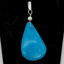 Load image into Gallery viewer, Designer! Turquoise Sterling Silver Pendant | 2 inches long |