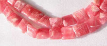 Load image into Gallery viewer, Natural Rhodochrosite 8mm Square Coin Bead Strand - PremiumBead Alternate Image 2