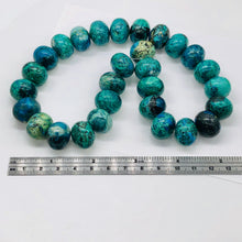 Load image into Gallery viewer, Premium! Chrysocolla 14mm Roundel Bead 8" Strand 9651HS