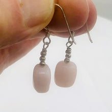 Load image into Gallery viewer, Peruvian Opal Sterling Silver Dangle Earrings | 1 1/4" Long | Pink | 1 Earrings|