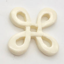 Load image into Gallery viewer, Infinity Knot Bone Celtic Knot Charm Pendant 10758 - PremiumBead Alternate Image 2
