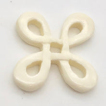 Load image into Gallery viewer, Infinity Knot Bone Celtic Knot Charm Pendant 10758 - PremiumBead Alternate Image 2