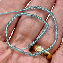 Load image into Gallery viewer, 37 Seafoam Green Apatite 2.5mm Round Beads 9639