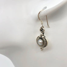 Load image into Gallery viewer, Antique Design Bali Pearl Solid Sterling Silver Earrings 4154 - PremiumBead Primary Image 1