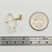 Load image into Gallery viewer, Swimmin'! Quartz Koi Fish 14kgf Pendant 509265QZG - PremiumBead Alternate Image 5