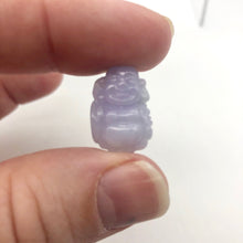 Load image into Gallery viewer, 23cts Hand Carved Buddha Lavender Jade Pendant Bead | 20.5x14.5x9.5mm | Lavender - PremiumBead Alternate Image 2