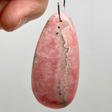 Load image into Gallery viewer, Natural Lacy Pink Rhodochrosite Pendant Bead | 60x30mm| Pink | Teardrop | 1 Bd |