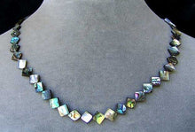Load image into Gallery viewer, Exciting! Abalone Diagonal Square Bead Strand 105762 - PremiumBead Primary Image 1