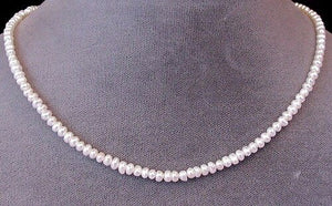 Adjustable Cream Freshwater 4mm Pearl 14Kgf 16 to 20 inch Strand Necklace 200029 - PremiumBead Alternate Image 2