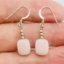 Load image into Gallery viewer, Peruvian Opal Sterling Silver Dangle Earrings | 1 1/4" Long | Pink | 1 Earrings|