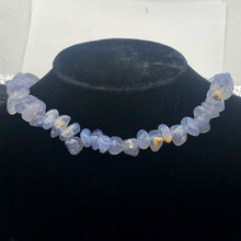 Load image into Gallery viewer, Oregon Holly Blue Chalcedony Agate 79 Grams Nugget Strand| 11x6 18x8 | 61 Bead |