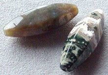 Load image into Gallery viewer, 2 Ocean Jasper 30x10mm Long Rice Focal Beads 4617 - PremiumBead Primary Image 1