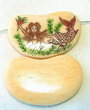 Load image into Gallery viewer, Enchanting Hand Carved Mermaid Centerpiece Bead 9142 - PremiumBead Primary Image 1