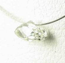 Load image into Gallery viewer, 0.23cts Natural White Diamond Tabiz Briolette Bead 10617G - PremiumBead Alternate Image 3