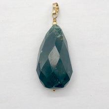 Load image into Gallery viewer, Hand Made Bloodstone Focal Pendant with 14K Gold Filled Findings | 1 1/2" Long