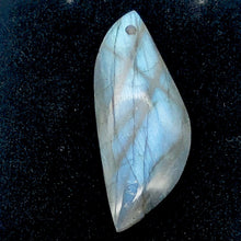 Load image into Gallery viewer, Spectrolite Labradorite Pendant Bead | 1.75x.63x.5" | Blue Gold Gray | 1 Bead(s)