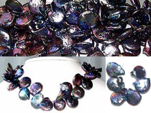 Load image into Gallery viewer, 2 Rainbow Peacock 17x14x5mm to 19x16x4.5mm Coin Briolettes 8503 - PremiumBead Alternate Image 4