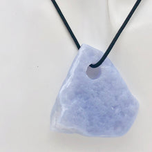 Load image into Gallery viewer, 145cts Blue Chalcedony Natural & Untreated Designer Pendant Bead 10506R - PremiumBead Alternate Image 11