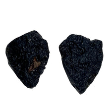 Load image into Gallery viewer, 2 Unique Pendant size Black Meteor Fragments | 31x22x8 to 28x21x9mm |